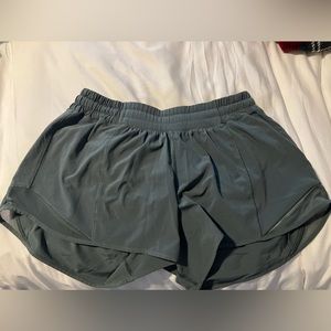 Gray 4" Hotty Hot Lululemon Shorts